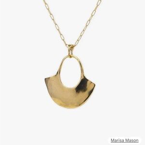 Marisa Mason brass Pendant Necklace